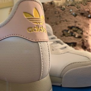 ADIDAS Ice Pink, Rose Gold, and White Samoa